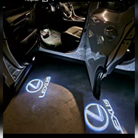 Set of 4 Lexus car door projector logo courtesy puddle lights - Picture 1 of 10